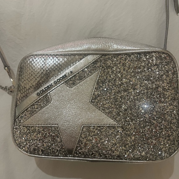 GOLDEN GOOSE SILVER METALLIC CROSSBODY - Picture 3 of 9
